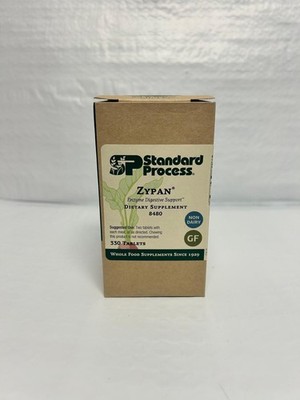 Standard Process Zypan 330 Tablets Digestive Enzyme Support Exp 01/2028