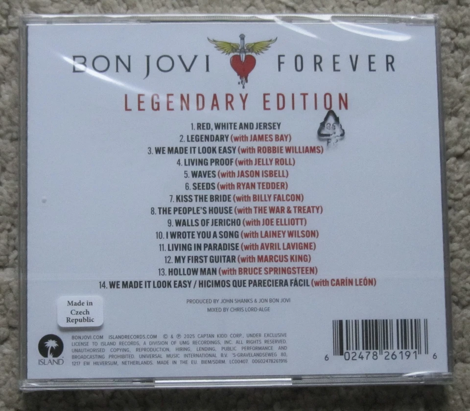 Bon Jovi - Forever (Legendary Edition) (2025) CD - Bild 2 von 2