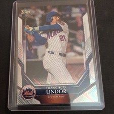 2026 Topps Collector Kit Exclusive #MLB-4 Francisco Lindor Wave Parallel Mets SP