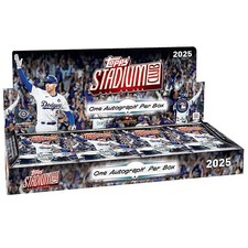 2025 Topps Stadium Club Baseball Factory Sealed Hobby Box MLB Cards