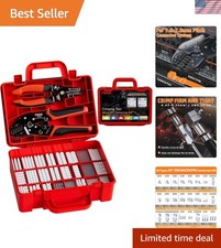 Crimping Tool and JST Connector Kit, 30 Types of 1.0mm JST-SH, 1.25mm JST-GH,...