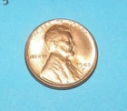 1945 D   LINCOLN WHEAT CENTS    CHOICE RED UNCIRCULATED  #2
