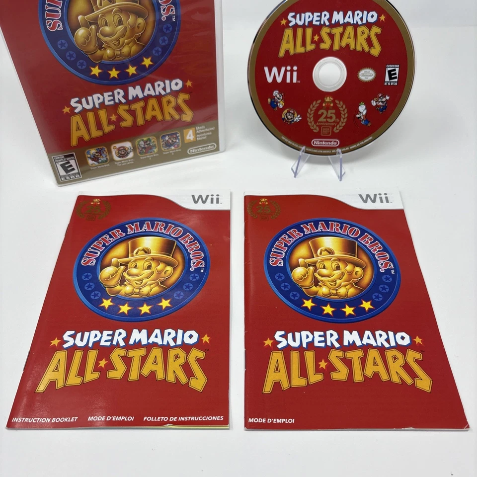 Super Mario All-Stars (Nintendo Wii, 2016) Complete CIB - Tested - Image 2 of 4