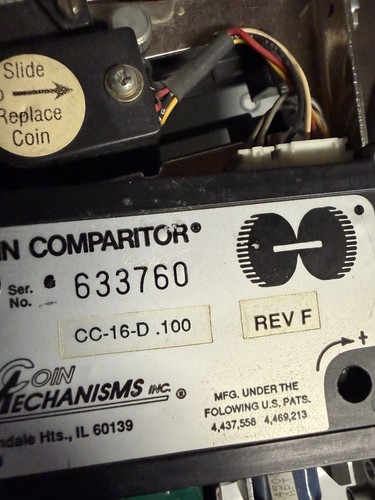 IGT S Plus PE Plus CC-16 Coin Comparitor