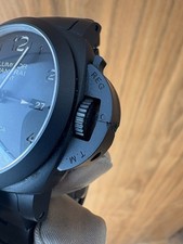 Panerai Tuttonero Luminor Men's Black Watch - PAM00438 8