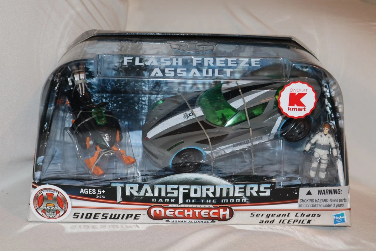 Transformers Dark Of The Moon Human Alliance SIDESWIPE Sgt CHAOS ICEPICK Kmart