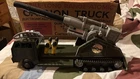 Vintage Rare Battery-Operated Louis Marx Atomic Long Range Cannon Truck Boxed