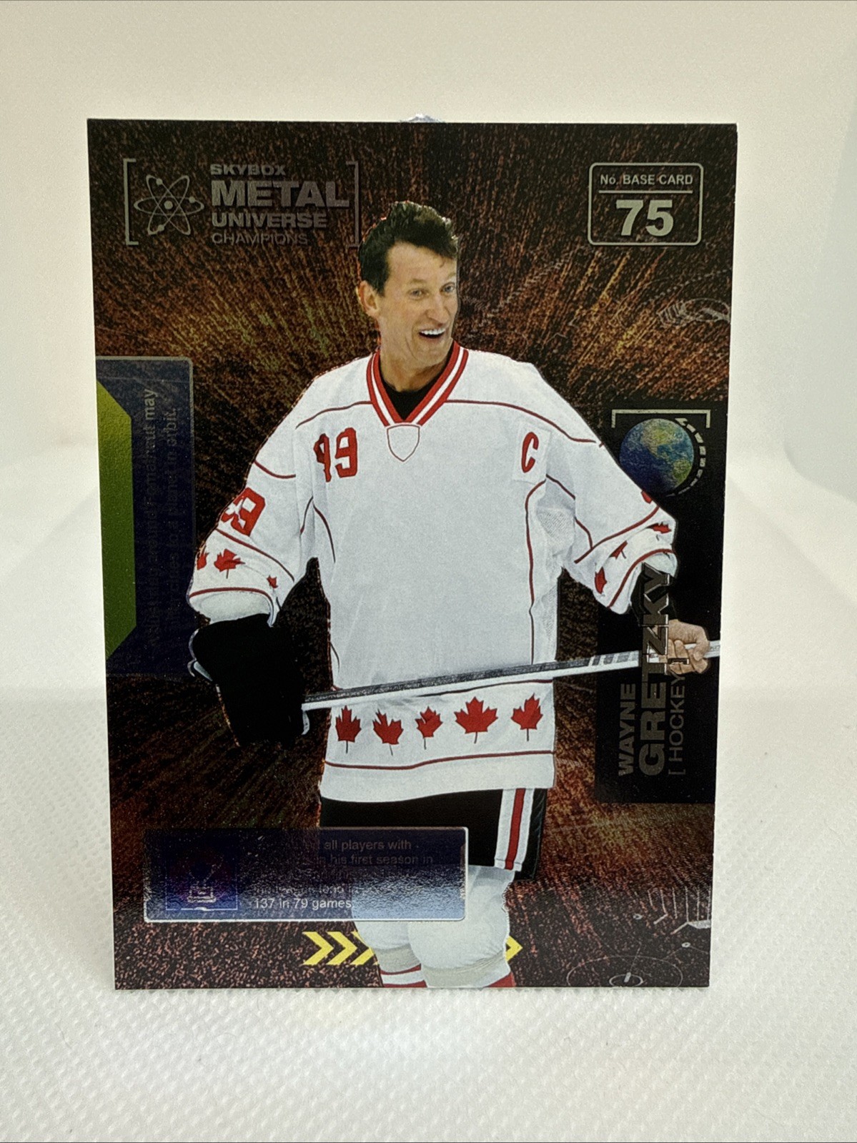 2021 Skybox Metal Universe Champions Wayne Gretzky #75 Canada
