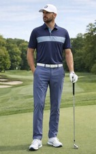 Greyson Montauk Men's Trouser Pants Wolf Blue, Performance Stretch, Golf 36x32