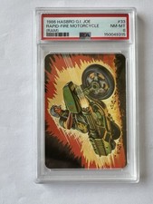 1986 Hasbro G.I. Joe Action Cards #33 Rapid-Fire Motorcycle (RAM) PSA 8