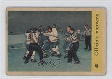 1959-60 Parkhurst Officials Intervene #46 z9k