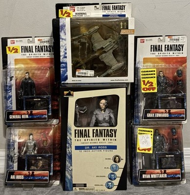 FINAL FANTASY: Spirits Within/ 6 Figure Lot Copperhead 12  Aki/ Gray/ Hein/ Ryan
