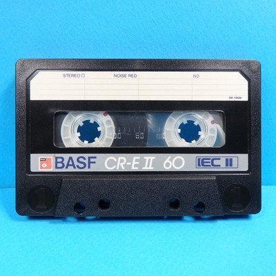   1x BASF CR-E II 60 Chrome Extra * Type 2 * Cassette Kassette кассета * 1985