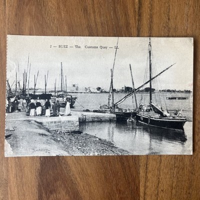 AK Cpa - Suez - Der Zollkai