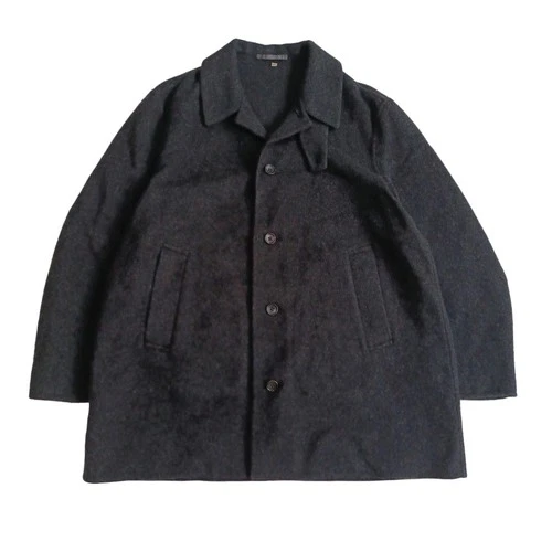 MUJI Labo Cashmere Blend Short Balmacaan Coat Size L Japan - product listing photo