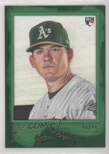 2017 Topps Gallery Green 96/99 Ryon Healy #22 8t7