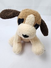 Russ Berrie Luv Pets Bandit 5  Plush Brown Tan Cream Puppy Dog Bean Bag Chamois
