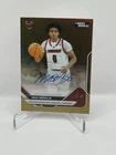 2025-26 Bowman U Now March Madness Mikel Brown Jr. Gold Foil Auto /50 Louisville