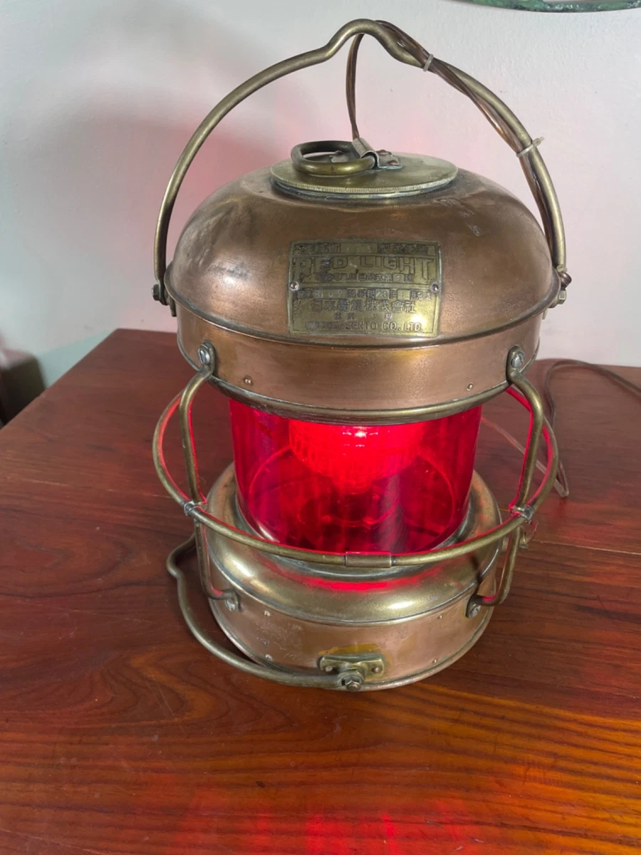 主要日本黄铜古董航海灯具和照明| eBay