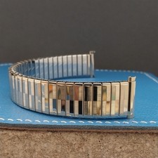17mm 18mm 19mm Gold RGP Expansion JB Champion Unused 1970s Vintage Watch Band