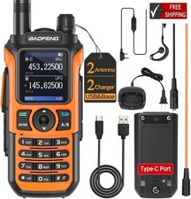 Police Fire Radio Scanner Handheld Transceiver Portable Antenna Dual Band Radio.
