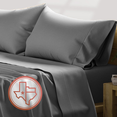 100% Egyptian Cotton Sheets - 600 Thread Count 4 PC King Size Sheet Set, Soft, C