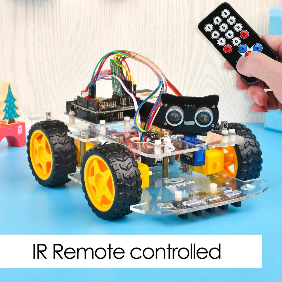 V2.1 Smart IOT Robot Car Kit for Arduino - Early STEM Education for Beginner ... - Image 3 of 4
