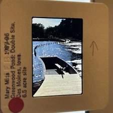Mary Miss “greenwood Pond Des Moines Iowa” American Art 35mm Slide
