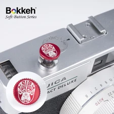[Facial Paint ] Bokkeh Small Shutter Soft Release Button Metal Leica M8 Fuji