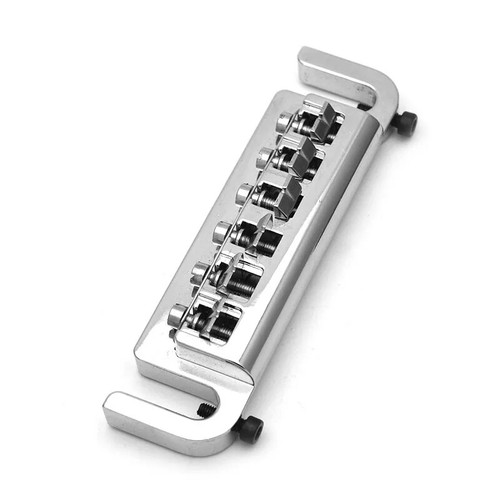 Chrome Wraparound Bridge Tailpiece Wrench Sets for LP SG Guitar Replacement - Picture 4 of 7