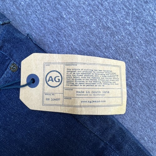 AG Adriano Goldschmied Skinny Ankle Jeans Women's Size 26 x 30 Blue Denim NWT - Picture 8 of 8