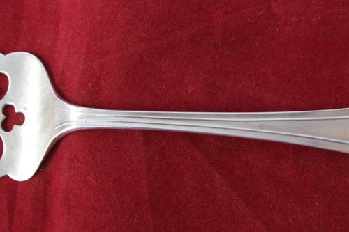 Dixie by Manchester 7-3/4" Aufschnitt Serviergabel "S" Mono (1920) ~46g - Bild 4 von 15
