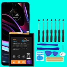 Large Capacity 5100mAh Battery Tool Set for Motorola Edge 5G UW 2021 XT2141-1 US