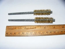 (2) Osborn 51152 Brass 5/8 Wire Tube Brush 