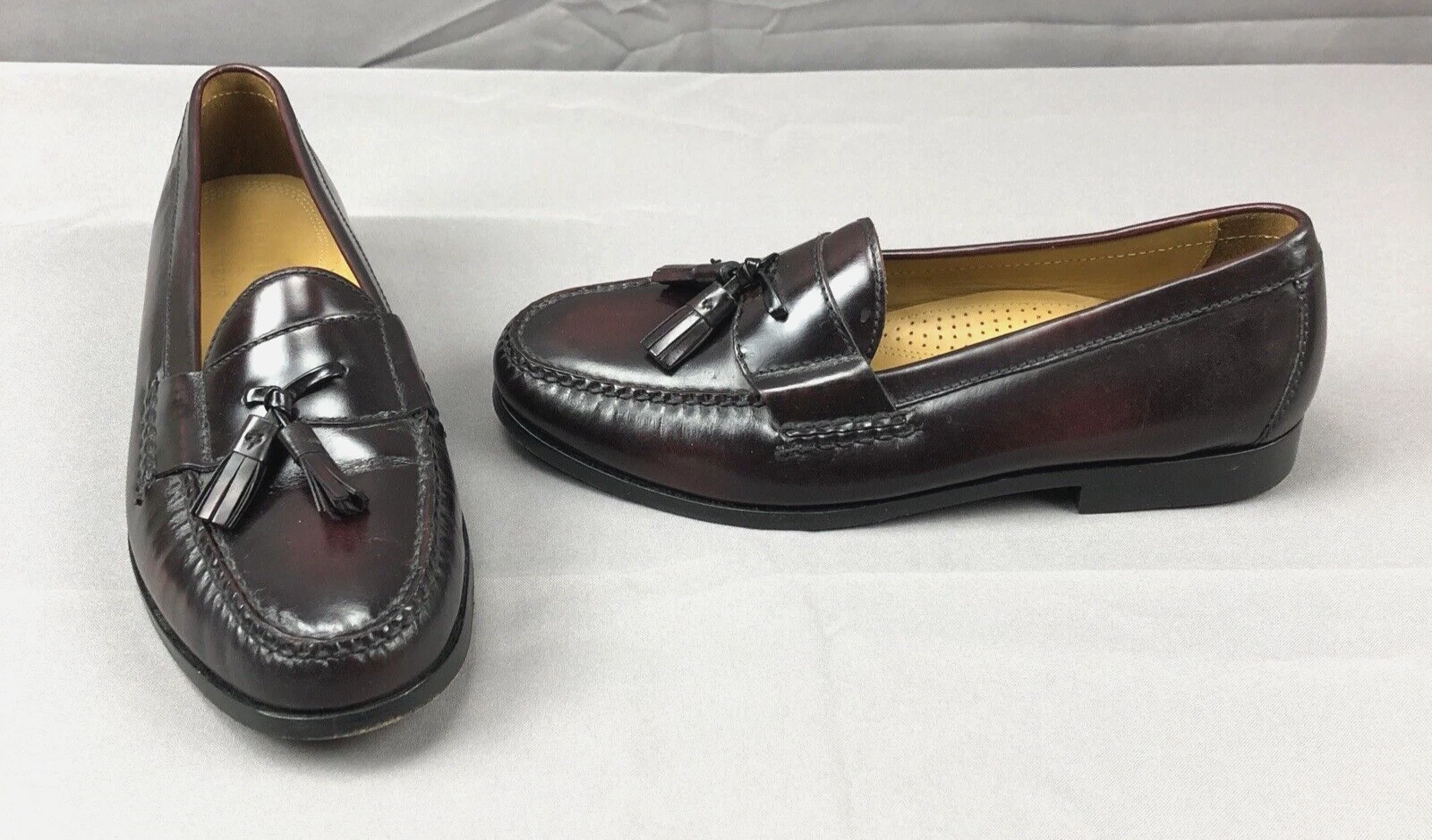 NIKE Scarpe mocassino Cole Haan Air nappa pelle bordeaux C06588 uomo 9 M