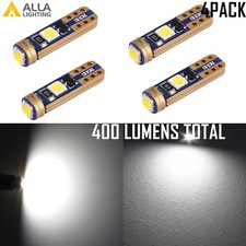 74 Bombilla LED Ceniza|Reloj|Cortesía|Consola de piso|Guantera|Indicador de haz alto