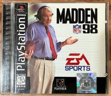 Madden 98 PS1 Complete with Manual and Case (Sony PlayStation 1, 1998)