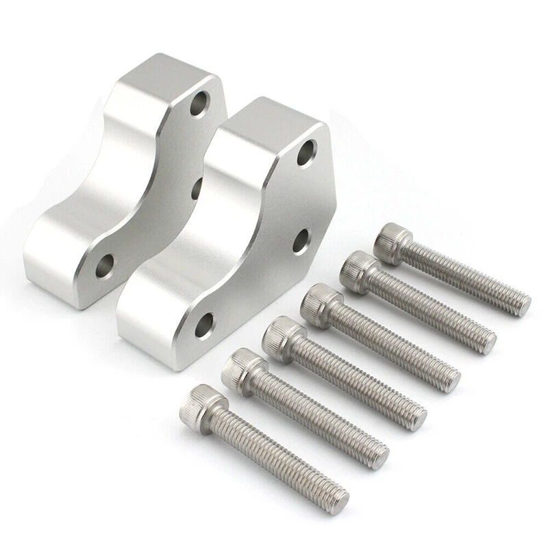 Elevadores de manillar de aluminio adaptadores de altura para Kawasaki Concours 1400 GTR1400 Foto 3 de 4