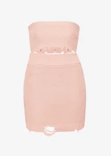 New Ser.o.ya Lola Mini Dress Knit Distressed