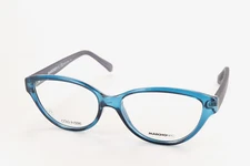 MARCHON NYC PALERMO 320 Blue Crystal/Grey 53-15-135 Frames Flex Hinge ITALY L72