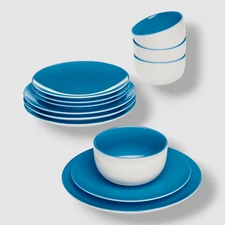 The Cellar, Blue 12-Piece. Dinnerware Set