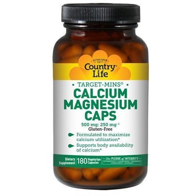 Cal-Mag Target-Mins  180 Caps By Country Life