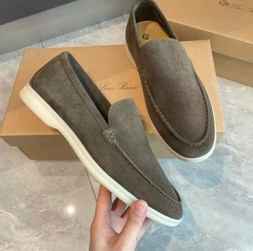Classic Suede Slip-On Flat Casual Shoes Lazy Loafers Men's Shoes - Picture 17 of 22