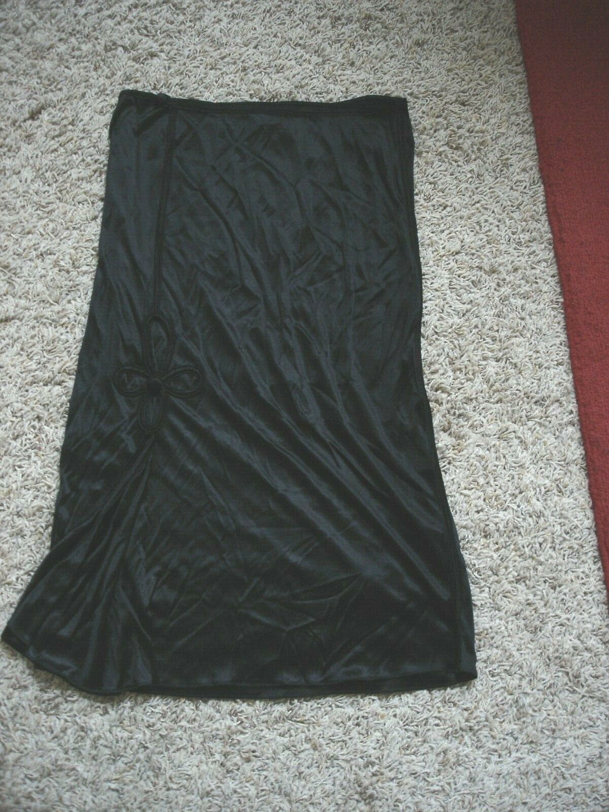 Gonna YVES SAINT LAURENT YSL RIVE GAUCHE Made in Italy nera arricciata taglia S ottime condizioni