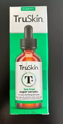 TruSkin Tea Tree Oil Super Serum+ 1floz Hyaluronic Acid Clarify Sealed Box
