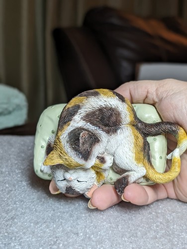 Purr-fect Love Hamilton Collectible Cat Figurine Furr-ever My Heart Collection - Picture 6 of 10