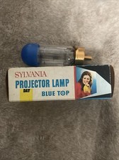 Vintage Sylvania Projector Lamp Bulb / Blue Top / 500W 125V 30 HR