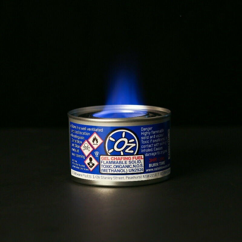 BOX 36 TINS 3 HOURS BURN CHAFING DISH GEL FUEL FOR CHAFING SETS VAT