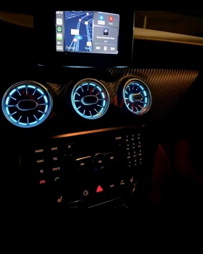 Mercedes A Class W176 W156 W117 2013-2017 Ambient Light Front Air Vent Phone APP - Picture 4 of 5