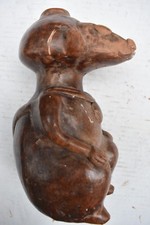 ORIG $399. PRE COLUMBIAN TAIRONA  FIGURED BOWL 8" PROVENANCE
